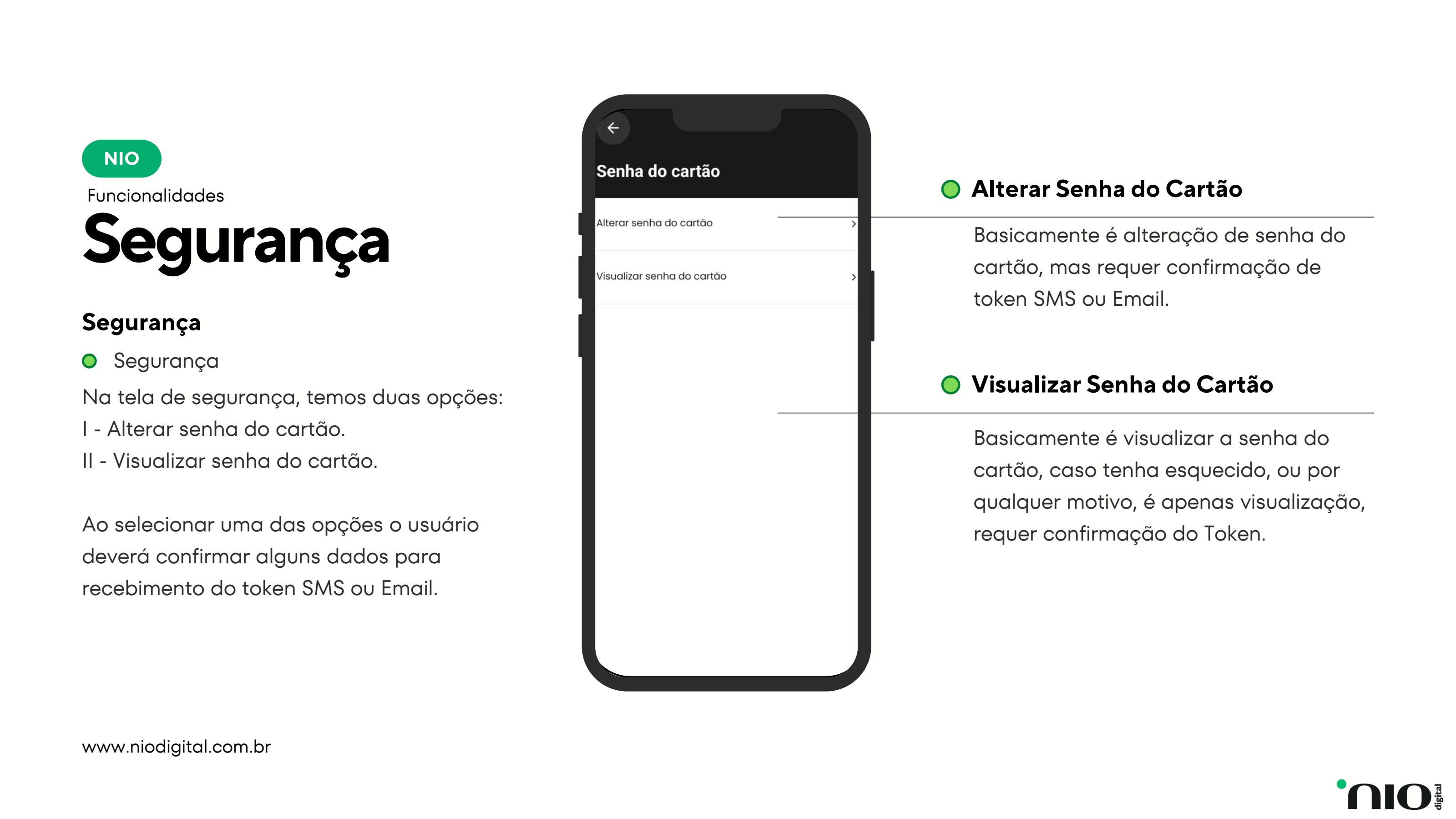 8. Segurança — aplicativo NIO Digital